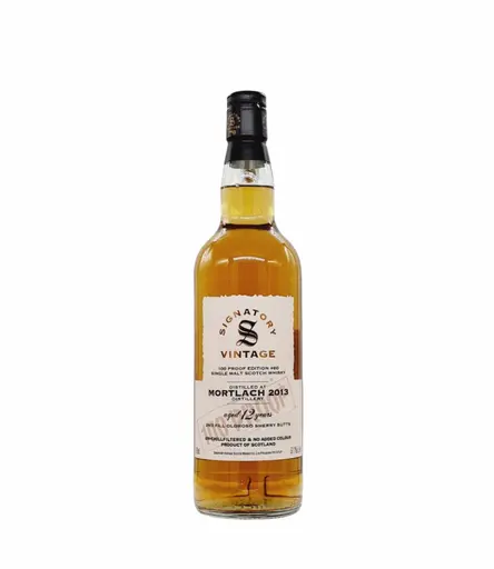 Signatory Vintage Mortlach 12 Ani 2013 100 Proof Whisky