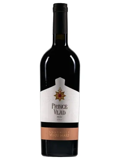 Vin rosu sec Merlot Prince Vlad