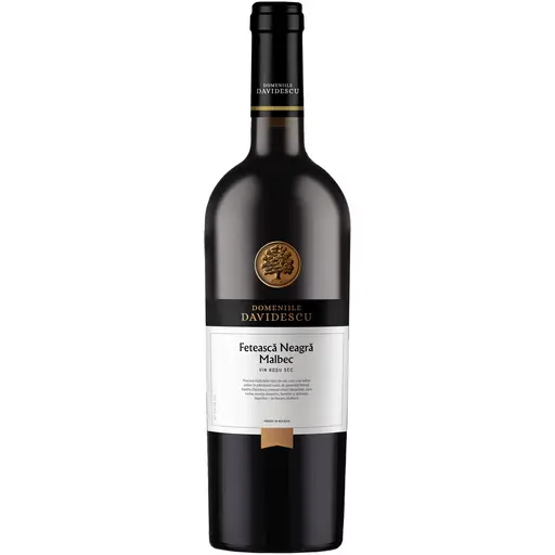 Vin Rosu, Domeniile Davidescu, Feteasca Neagra & Malbec sec 0.75