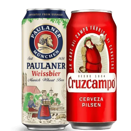 Combo Paulaner Weissbier x Cruzcampo