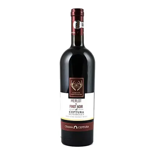 Vin Rosu Ceptura Cervus Cepturum Merlot si Pinot Noir, Demidulce
