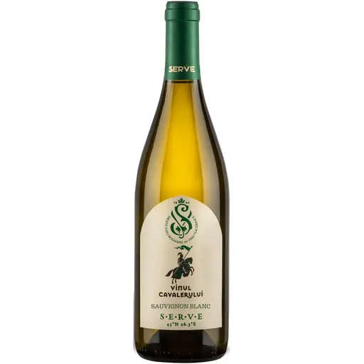 Vin Alb Serve Vinul Cavalerului Sauvignon Blanc, Sec