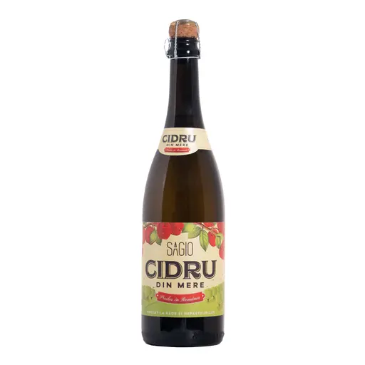 Cidru de Mere Sagio, presat la rece nepasteurizat