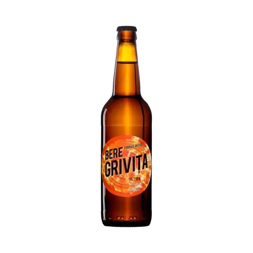 Bere aramie nepasteurizata Grivita Hazy IPA